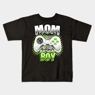 Mom of the Birthday Video Gamer Birthday Kids T-Shirt